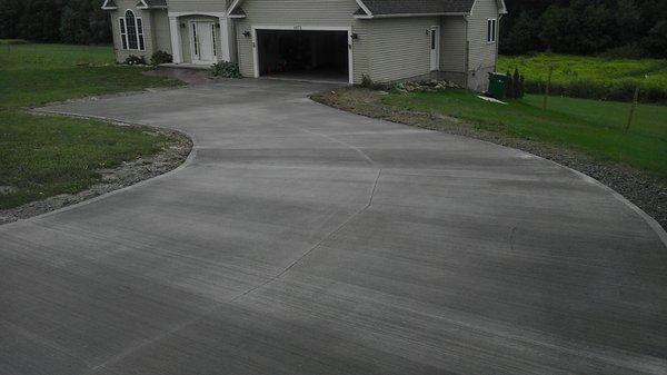 Concrete driveways