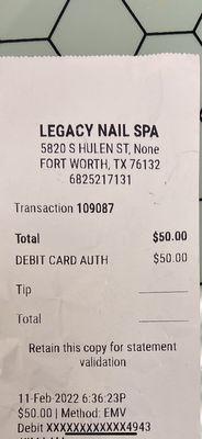 Legacy Nails Spa