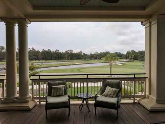 View of Heron Point from the Plantation Clubhouse deck.