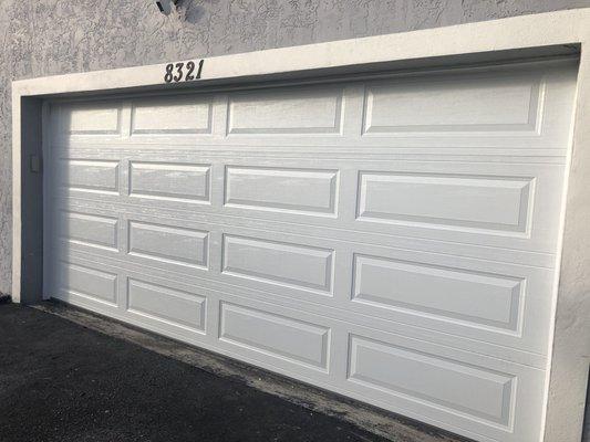 Garage door installation