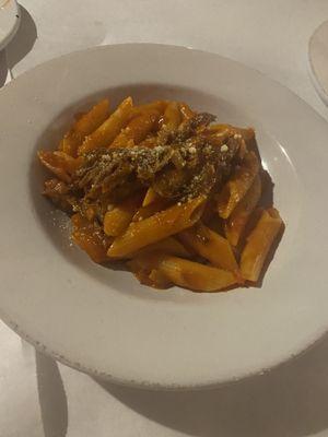 Special - penne pasta with short rib