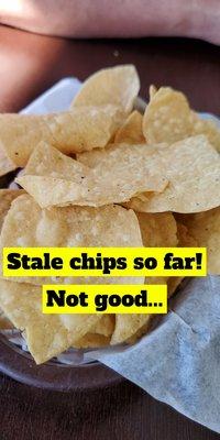 Chips were stale!