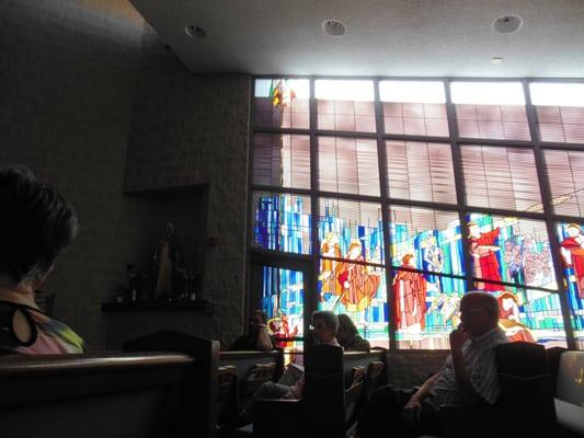 This Parish's campus is beautifully designed.  This is the Chapel.