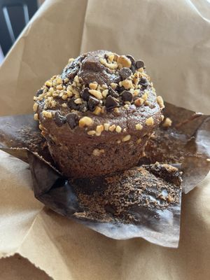 Hazelnut chocolate muffin