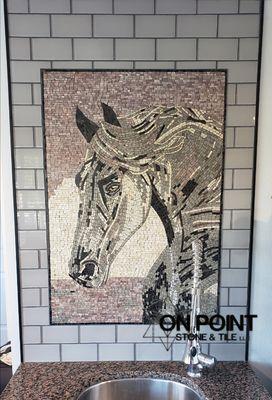 Horse mosaic