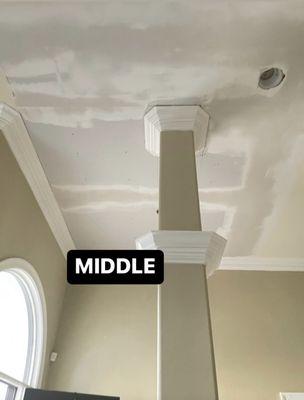 CEILING REPAIRS - MIDDLE