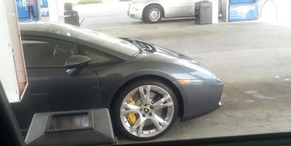 Lambo right next to me.