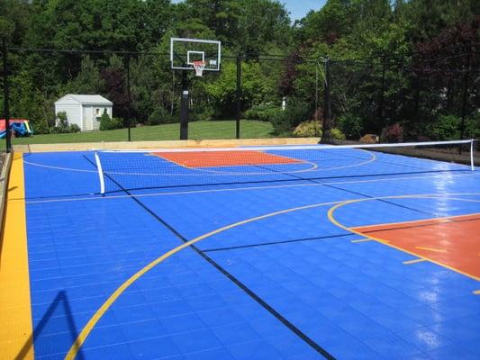 Basketball and Tennis Court