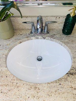 Cleanest sink in the world :)