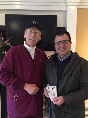 Uxbridge Dental Center's Dr. Swiderski giving away Red Sox tickets to patients!