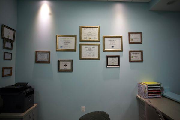 Dr. Afreen Sayeed's Certificates