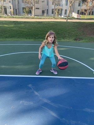 Never too early ballhandling class