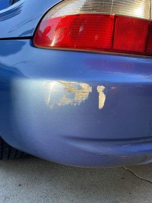 Bmw paint repair buffing