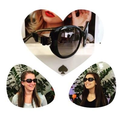 Friday's Frame Face-off!  Please vote who you'd prefer to see this Kate Spade Frame on?  Courtney on the left or Brittany on the right!