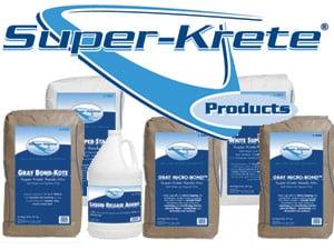 Shop Super-Krete Products for concrete repair, restoration, resurfacing, decorative overlays, waterproofing, protection, stains and more!