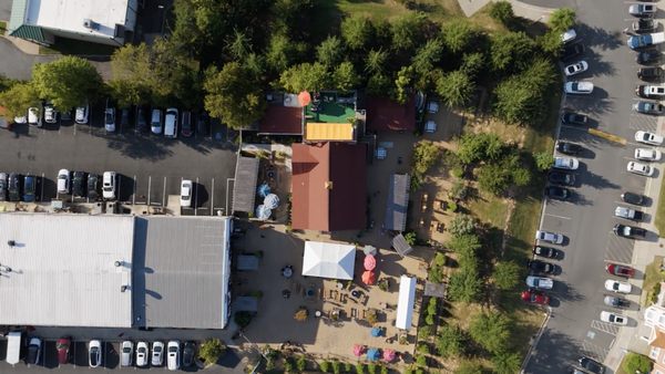 Drone Video of Eavesdrop Brewery, Manassas, Virginia