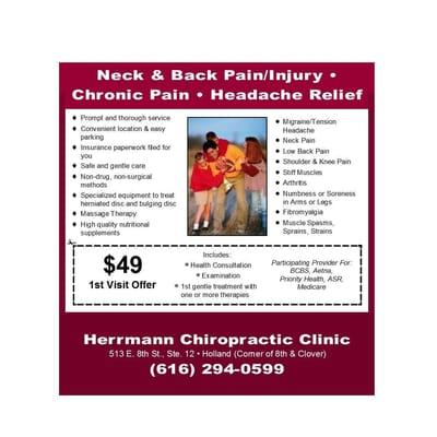 Need help with health problems? Call today for your appointment and mention this coupon. Some restrictions apply.