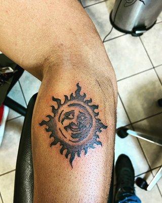 Happy Sun Tattoo