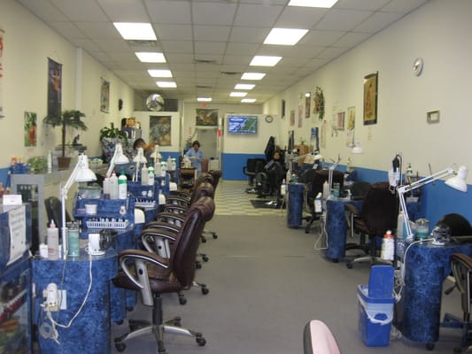 Interior of Capital Hair & Nails