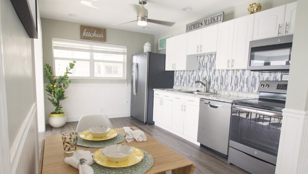 A client kitchen.