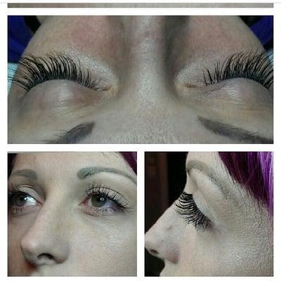 My new lash extensions!!