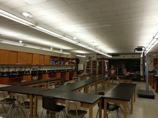 one of the many classrooms