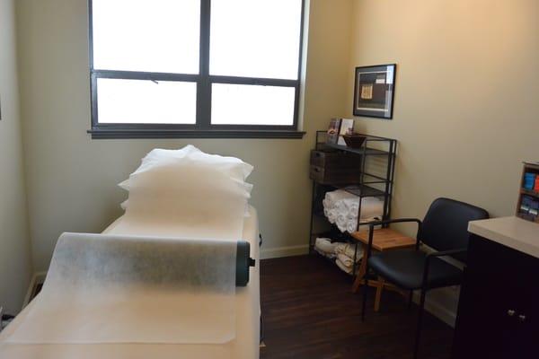 Acupuncture treatment room