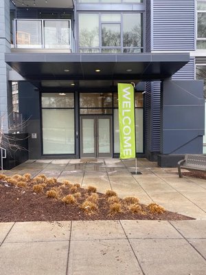 Entrance of Love and Care CDC at 402 Galloway St NE