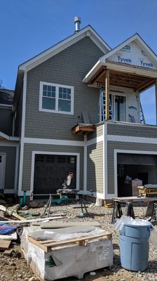 Clapboard siding installation