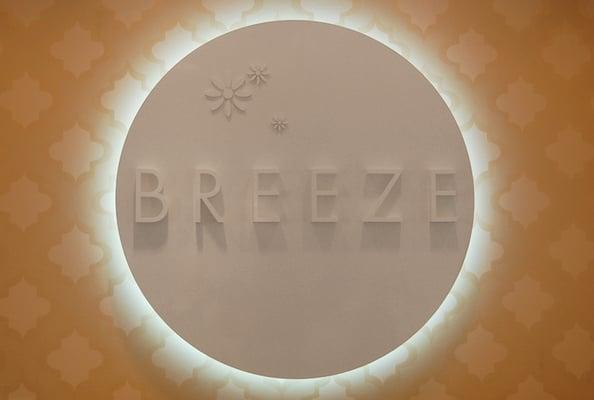 Breeze Blow Dry Halo-Lit Interior Logo Sign, St. Louis, MO