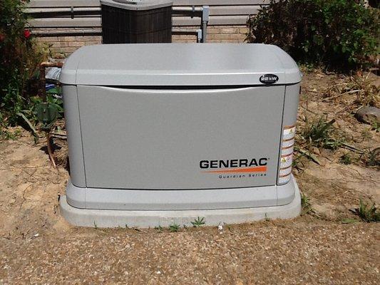 Emergency power or continuous power call the GENERAC man