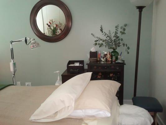 One of our lovely treatment rooms