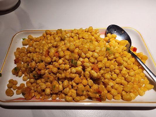 Golden fried corn