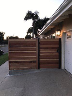 Gate to front patio