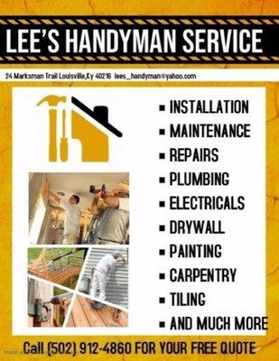 Lee’s Handyman Service