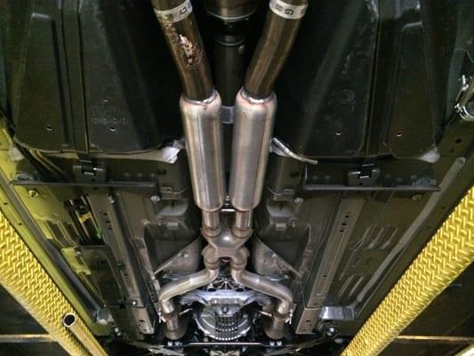 Coyote exhaust