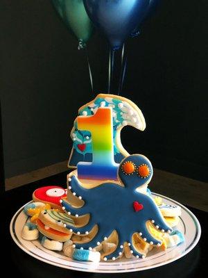 First Birthday Under the Sea Smash Cake