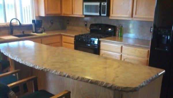 Kitchen Bar Top
Chisel Stone Edge