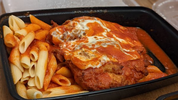 Chicken Parmesan with Pasta