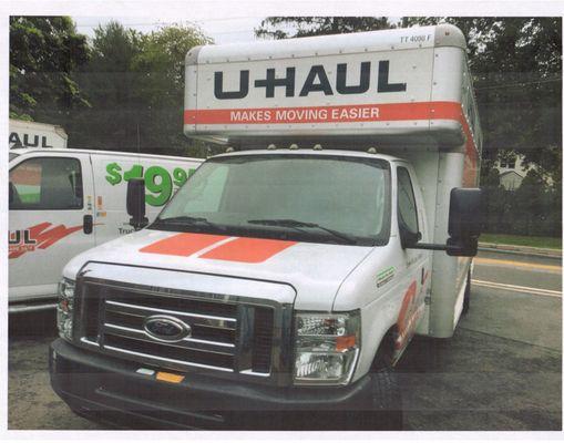 We rent U-Haul vans, trucks, and trailers.