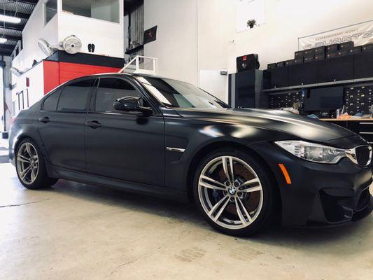 Amazing work of BMW Frozen Black