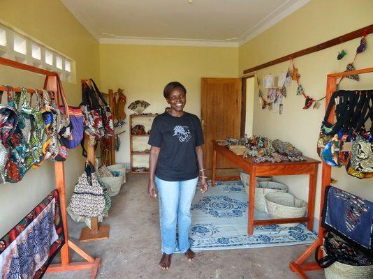 A view of the shop at Amani Uganda, in Gulu, Uganda.