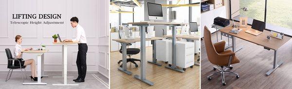 Intelligent Height Adjustable Table with Lifting Design