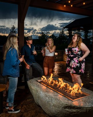 A few locals enjoying our patio.