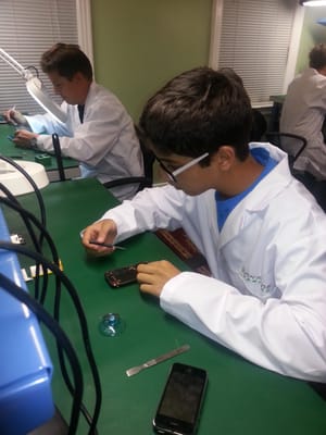 Cellphone repair class.