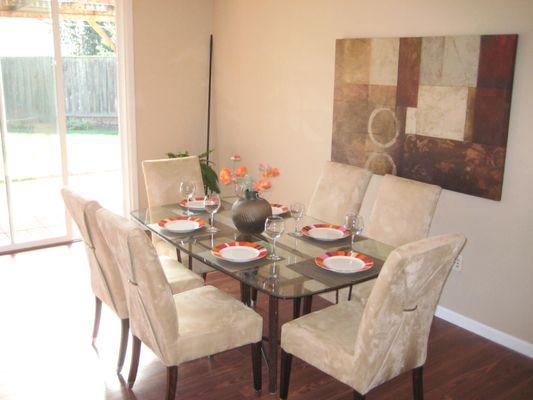 Formal dining area