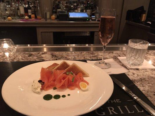 House Smoked Salmon Appetizer