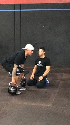 Initial position dead lift