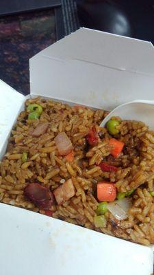 Pork fried rice