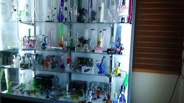 Many water pipes to choose from